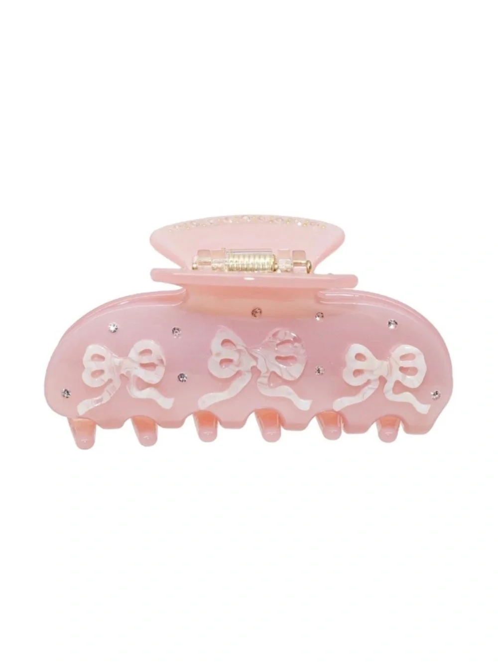 Emi Jay Sweetheart Hair Claw Clip in Pink Pixie